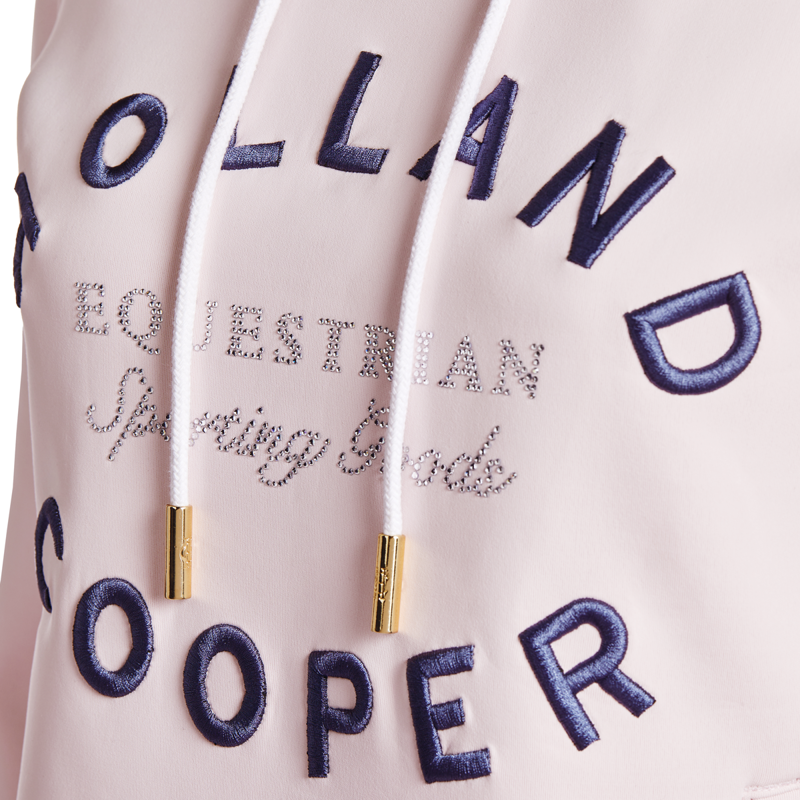 Holland Cooper Crystal Hoodie - Blush-9