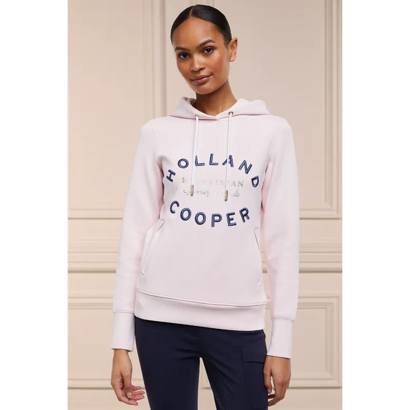 Holland Cooper Crystal Hoodie - Blush