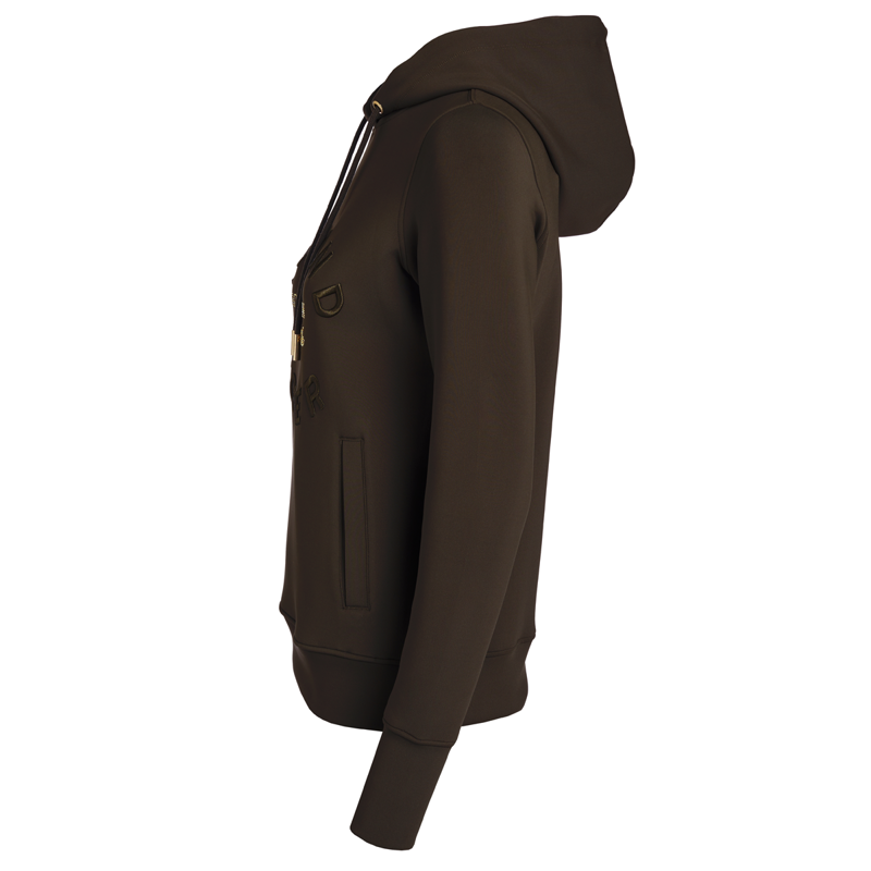 Holland Cooper Crystal Hoodie - Heritage Khaki-9