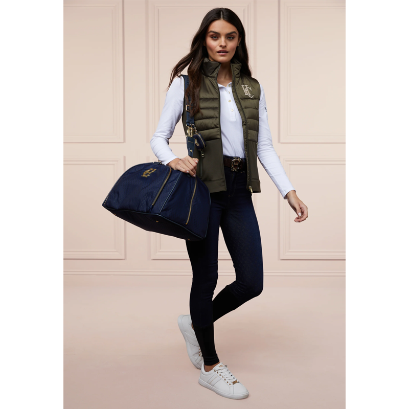 Holland Cooper Denim Thermal Full Grip Breeches - Deep Indigo-1