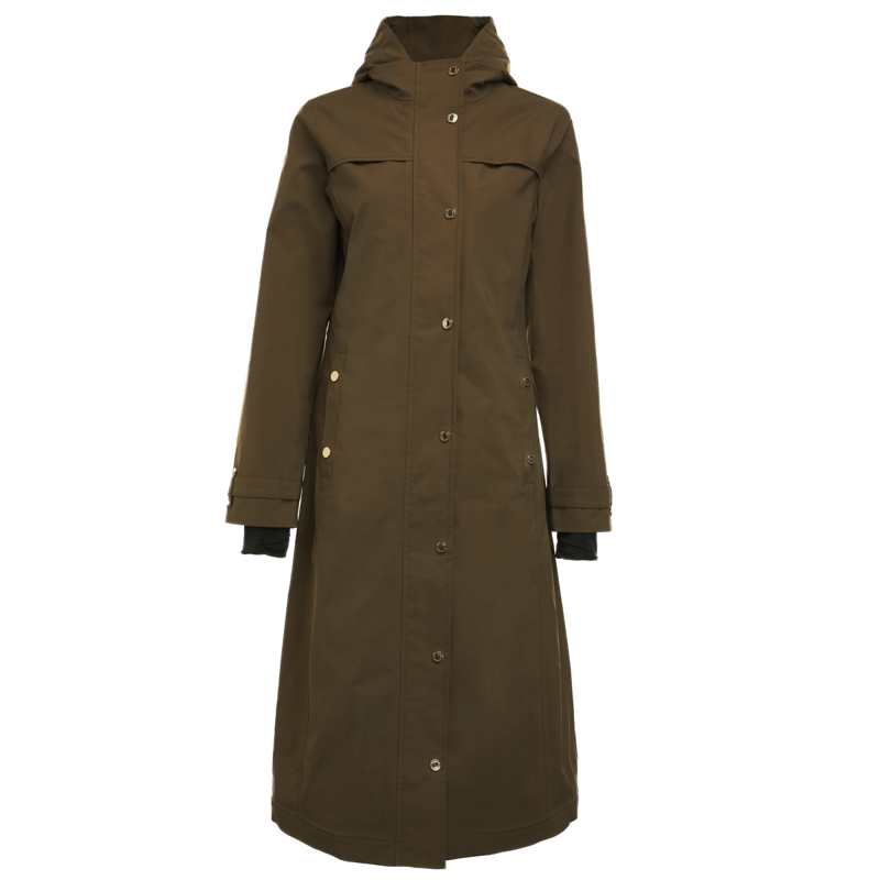 Holland Cooper Folgate Rain Coat - Soft Khaki-7