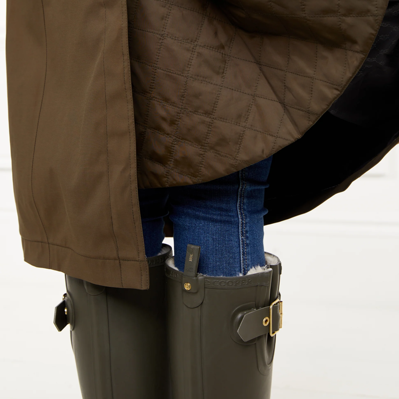 Holland Cooper Folgate Rain Coat - Soft Khaki-12