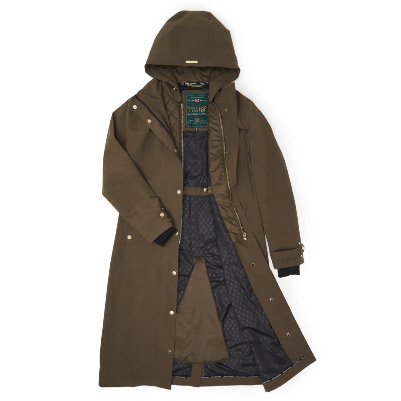 Holland Cooper Folgate Rain Coat - Soft Khaki-9