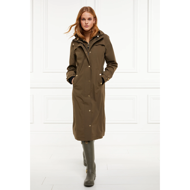 Holland Cooper Folgate Rain Coat - Soft Khaki-1