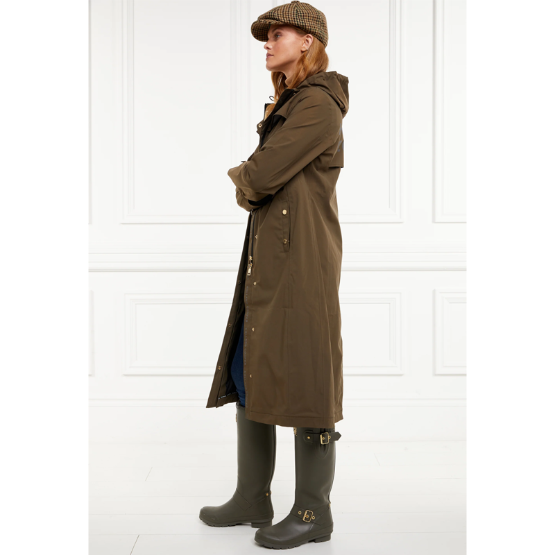 Holland Cooper Folgate Rain Coat - Soft Khaki-3