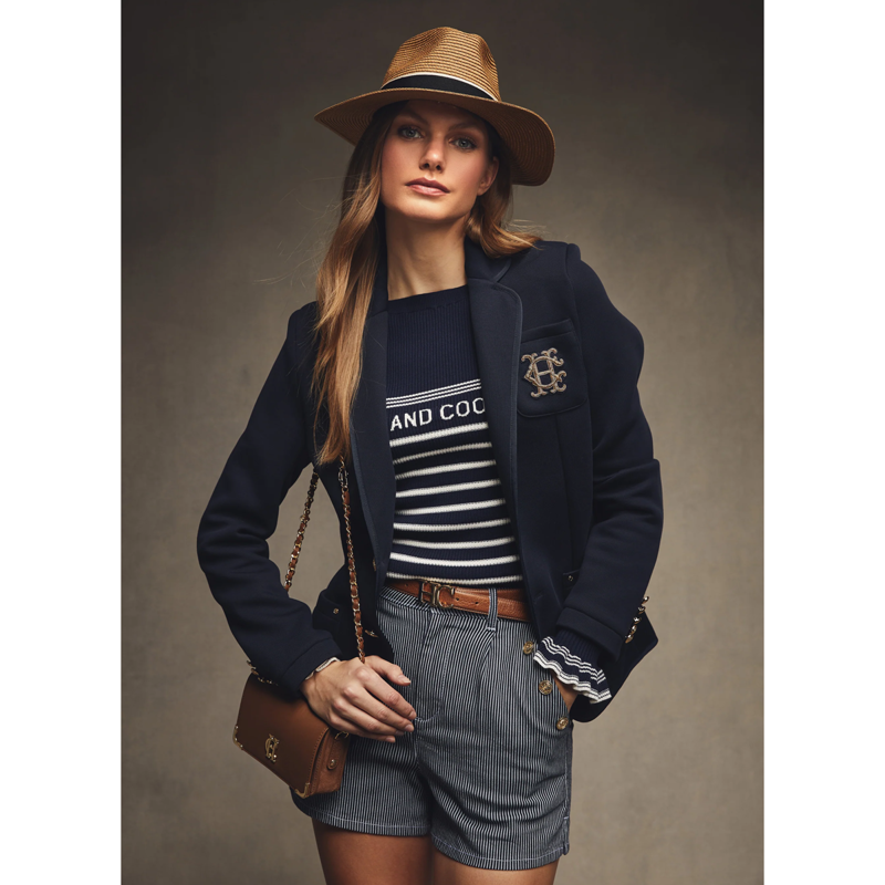 Holland Cooper Francesca Hat - Camel Black-1