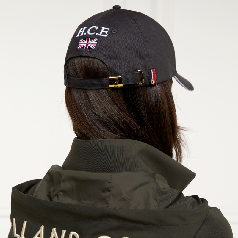 Holland Cooper HC Equestrian Cap - Charcoal-2