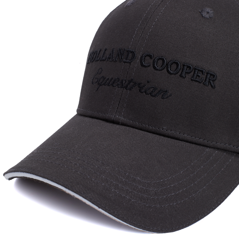 Holland Cooper HC Equestrian Cap - Charcoal-6