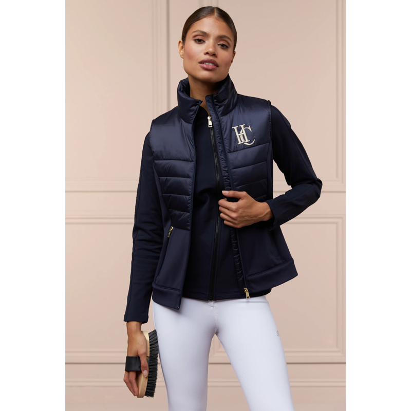 Holland Cooper Hybrid Gilet - Ink Navy-2