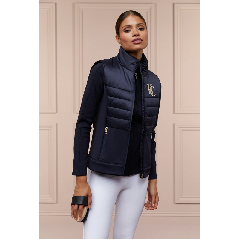 Holland Cooper Hybrid Gilet - Ink Navy-1