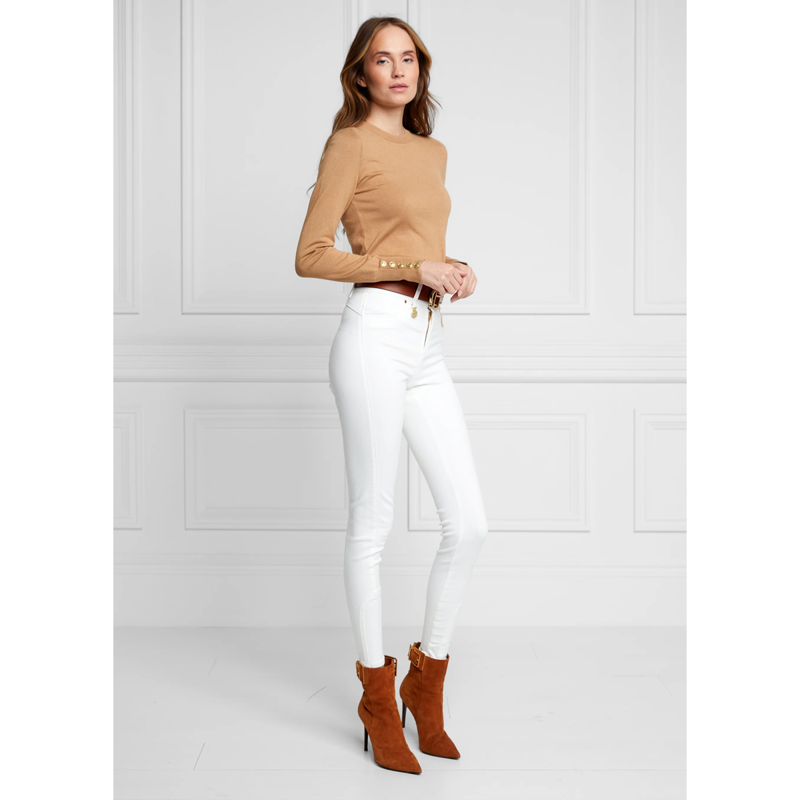 Holland Cooper Jodhpur Jean - Optic White-1