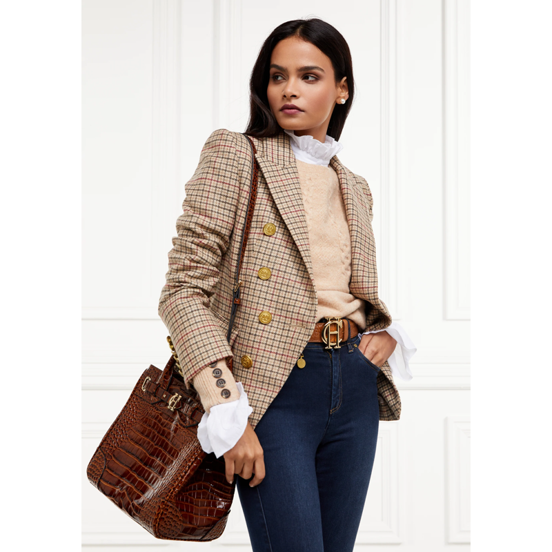 Holland Cooper Melissa Jersey Blouse - White-6