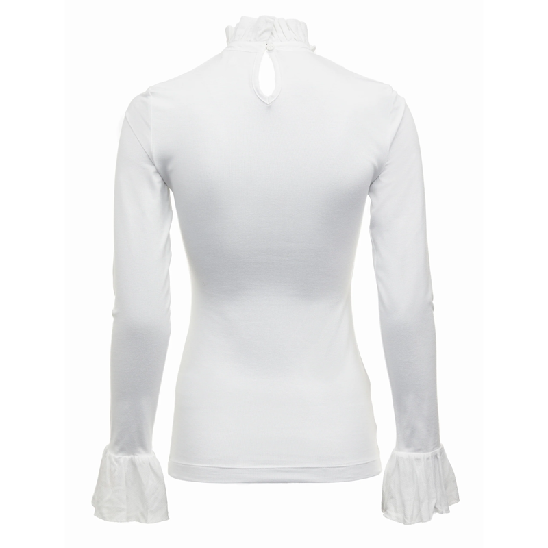 Holland Cooper Melissa Jersey Blouse - White-5
