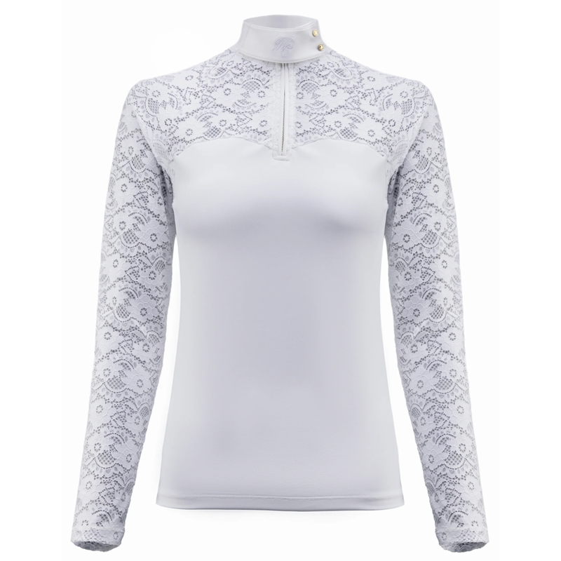 Holland Cooper Newbury Long Sleeve Base Layer - White-6