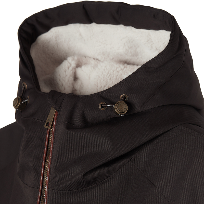 Holland Cooper One-Size Waterproof Coat - Chocolate-8