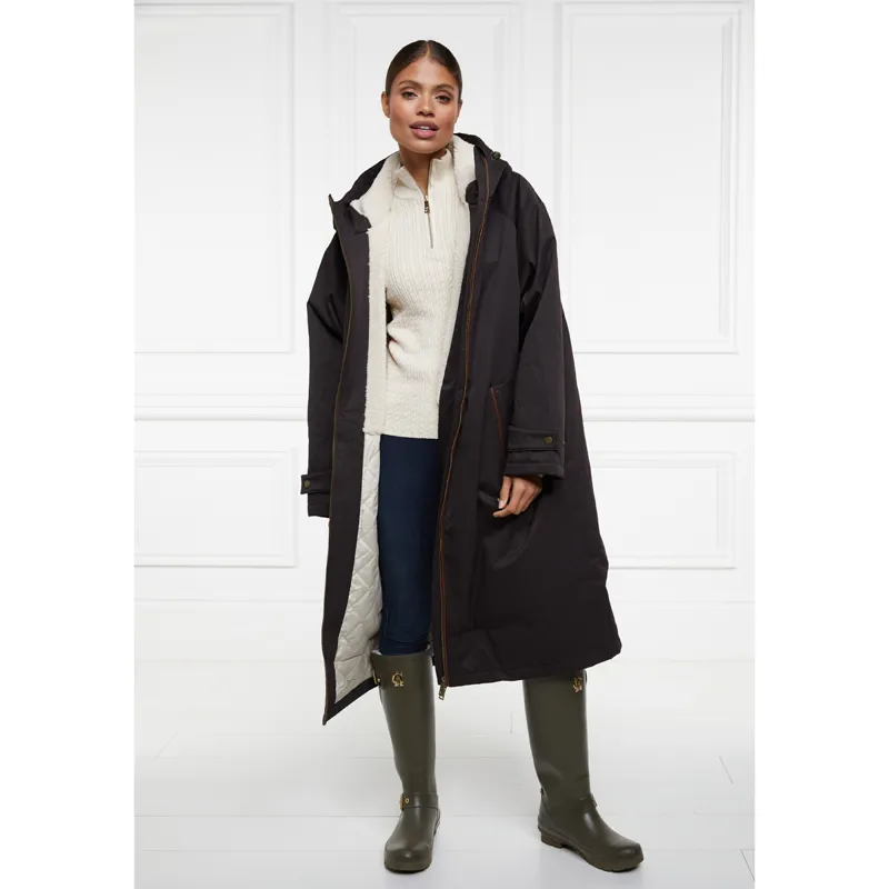 Holland Cooper One-Size Waterproof Coat - Chocolate