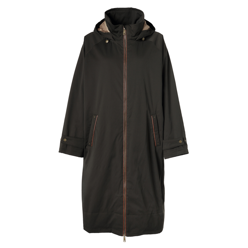 Holland Cooper One-Size Waterproof Coat - Khaki-4