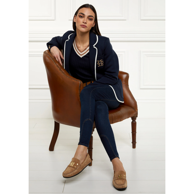 Holland Cooper The Driving Loafer - Taupe-5