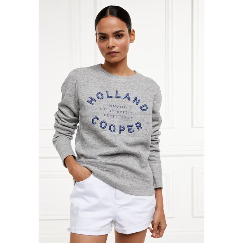 Holland Cooper Varsity Crew - Grit Marl
