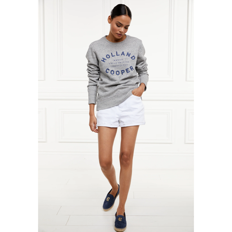 Holland Cooper Varsity Crew - Grit Marl-4