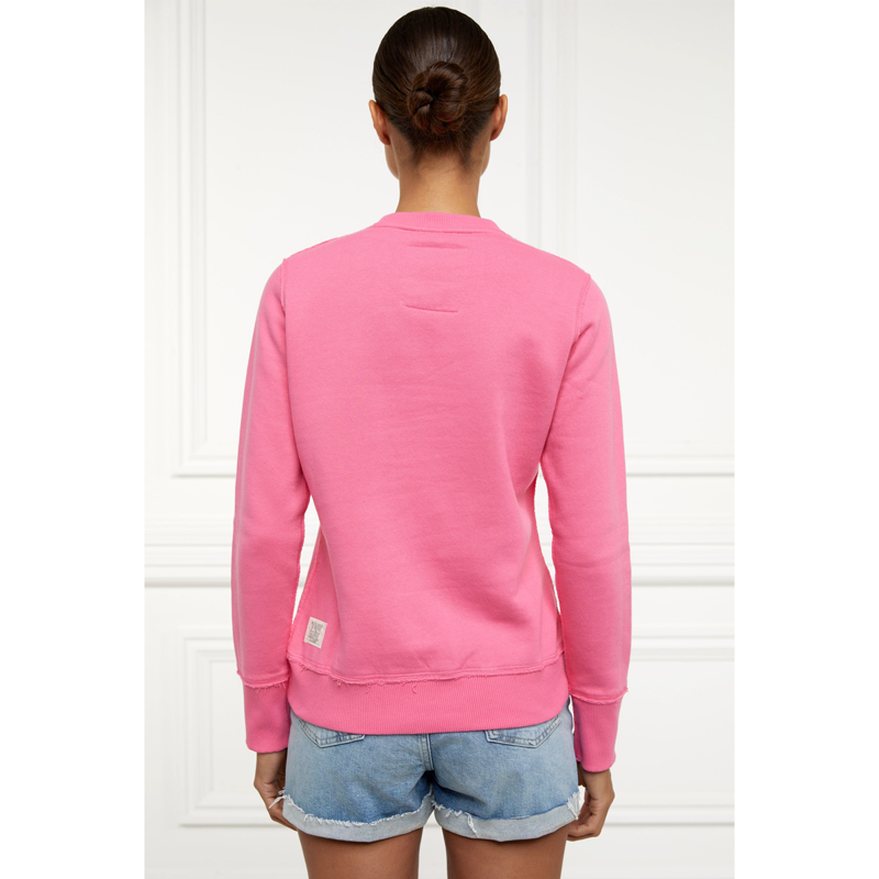 Holland Cooper Varsity Crew - Peony Pink-1