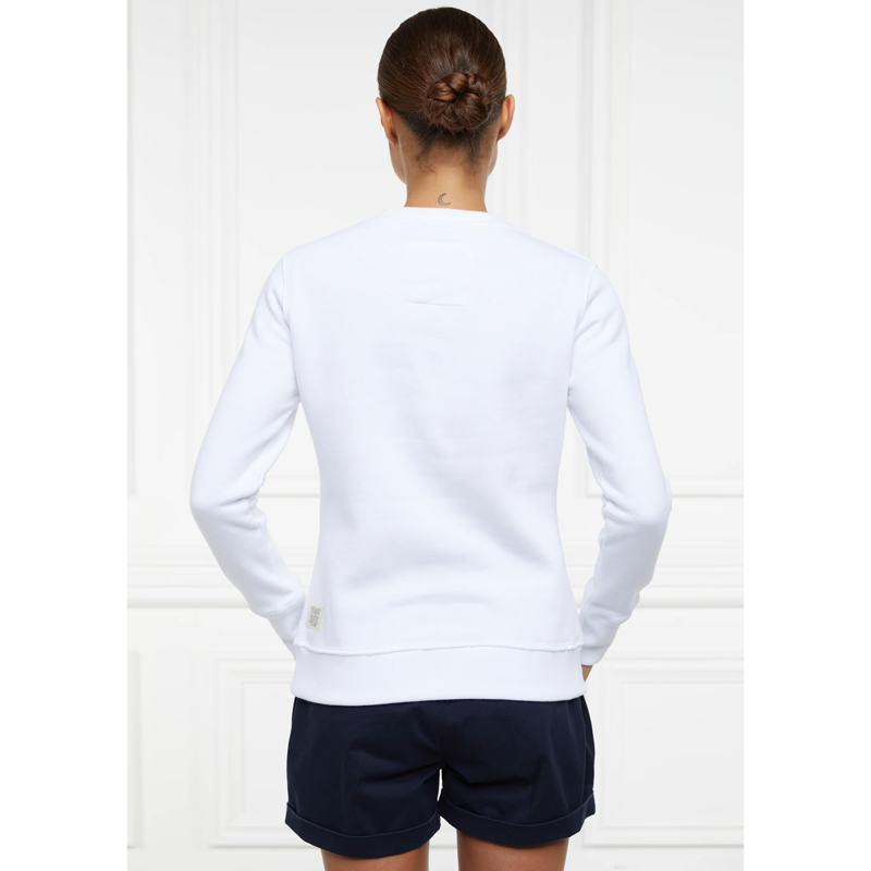 Holland Cooper Varsity Crew - White-2
