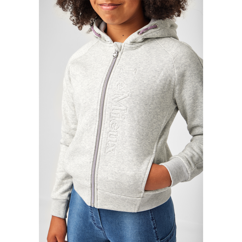 LeMieux Young Rider Hollie Hoodie - Grey Marl-3