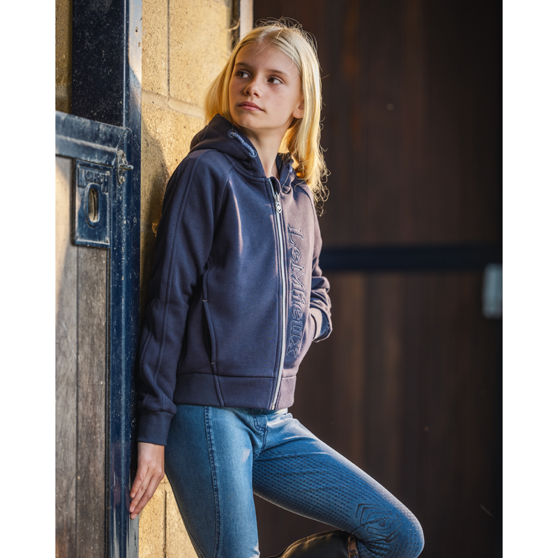 LeMieux Young Rider Hollie Hoodie - Navy-3