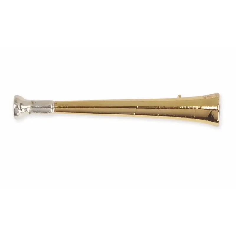 Shires Gold Hunting Horn Stock Pin