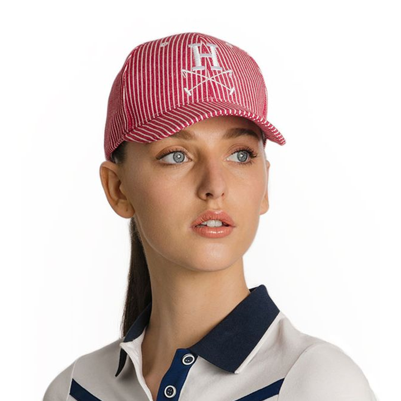 Horseware Baseball Cap - Red Pinstripe-1
