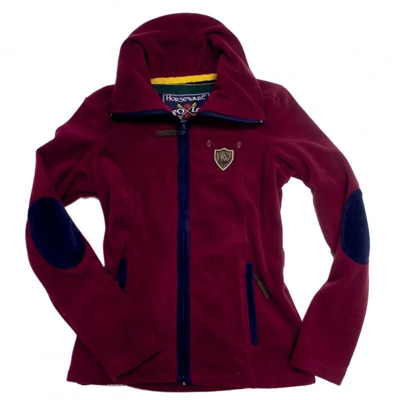 Horseware Camille Ladies Fleece Jacket - Cordovan Wine
