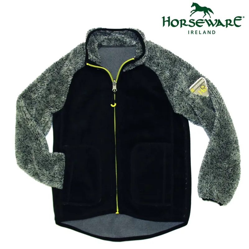 Horseware Kids Reversible Fleece - Black/Grey