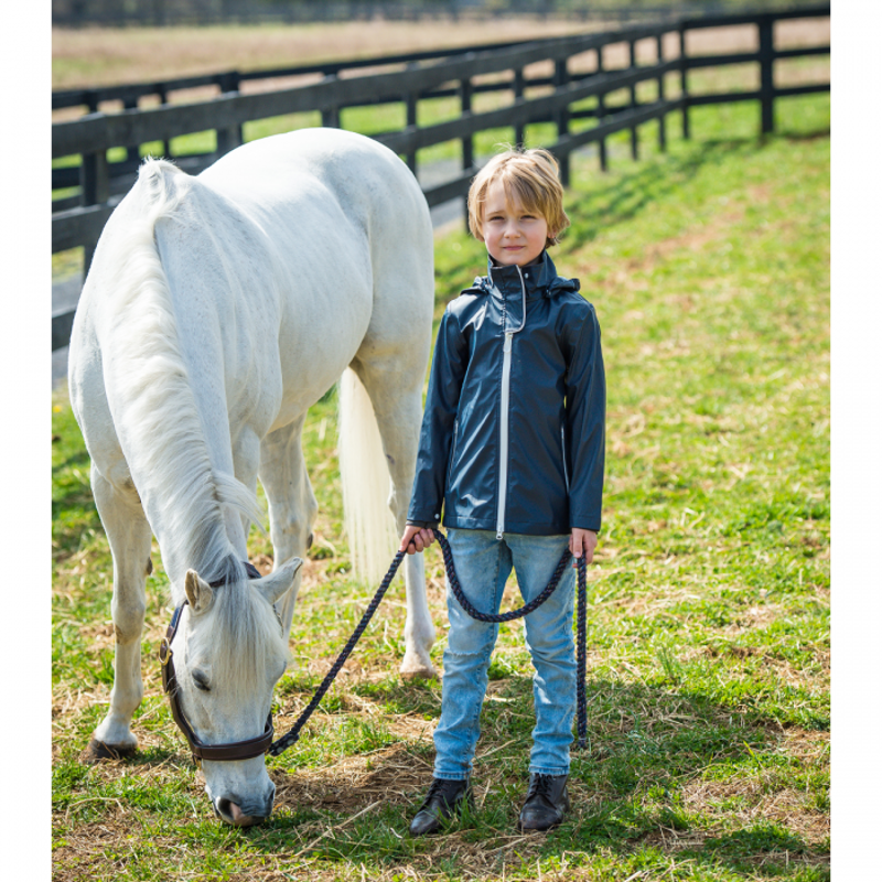 Horseware Kids Rain Jacket - Dark Navy-2