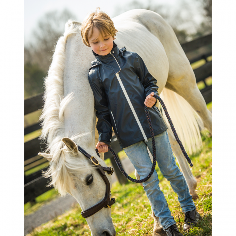 Horseware Kids Rain Jacket - Dark Navy-3