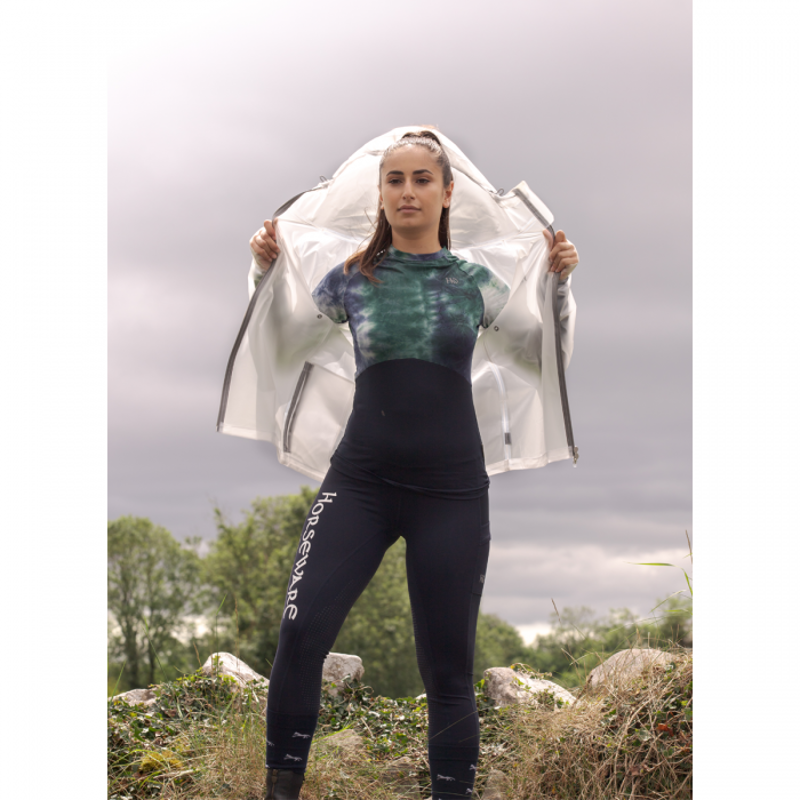 Horseware Transparent Waterproof Rain Jacket - Clear-2