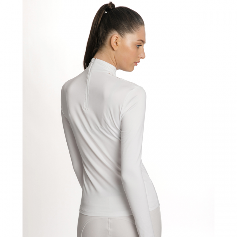 Horseware New Lisa Technical Long Sleeve Competition Shirt - White-3