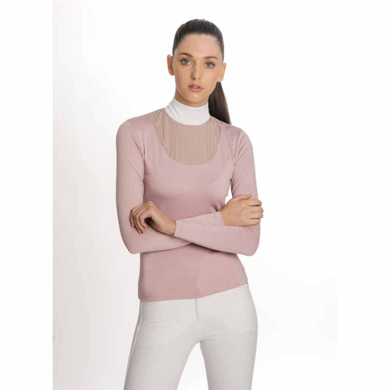 Horseware New Lisa Technical Long Sleeve Competition Shirt - Blush-1