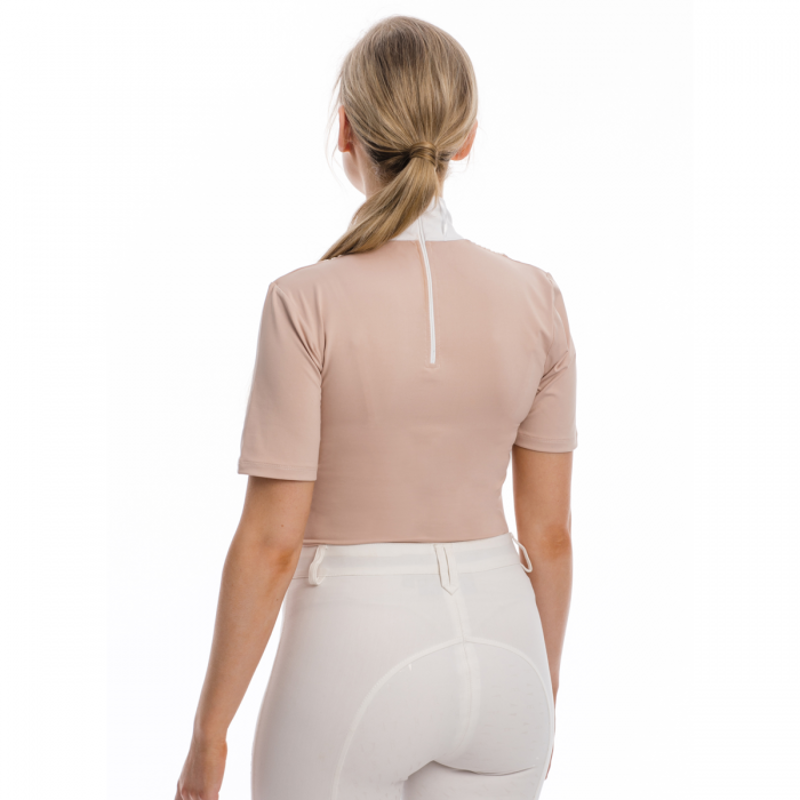 Horseware Lisa Technical Short Sleeve Competition Shirt - Blush-1