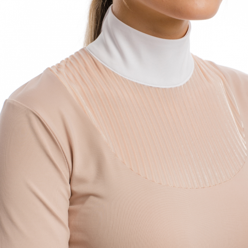Horseware Lisa Technical Short Sleeve Competition Shirt - Blush-2