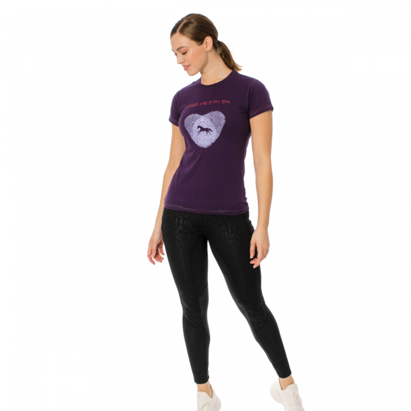 Horseware Summer Fun Tee - Purple-1