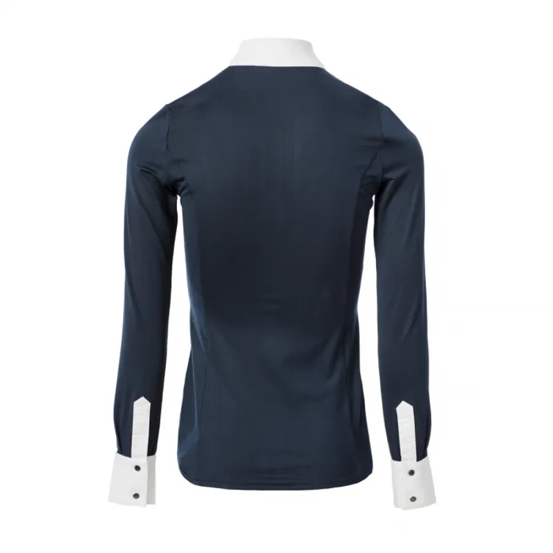 Horseware AA Platinum Cannes CleanCool Ladies Competition Shirt - Navy-1