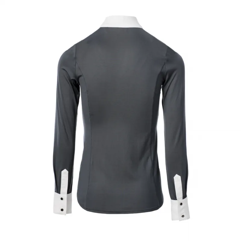 Horseware AA Platinum Cannes CleanCool Ladies Competition Shirt - Charcoal-1