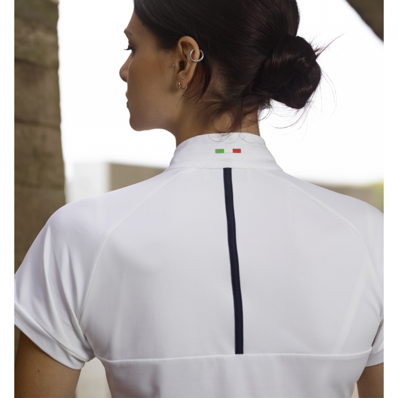 Horseware AA Platinum Evora Short Sleeve Ladies Competition Shirt - White -3