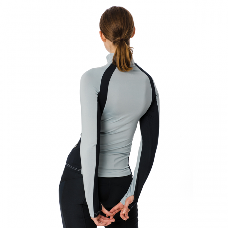 Horseware Aveen Half Zip Technical Long Sleeve Top - Blue-1