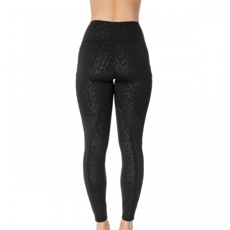 Horseware Monogram Riding Tights - Black-1
