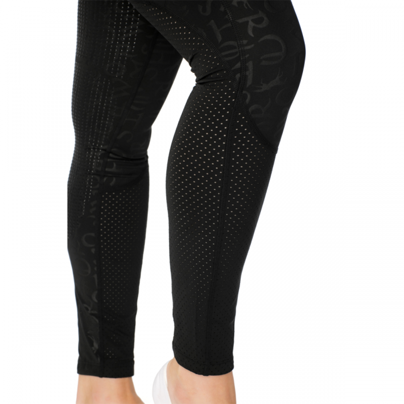 Horseware Monogram Riding Tights - Black-3