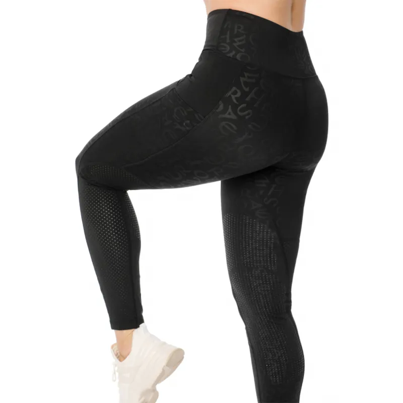 Horseware Monogram Riding Tights - Black-5