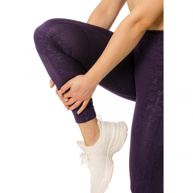 Horseware Monogram Riding Tights - Purple-3