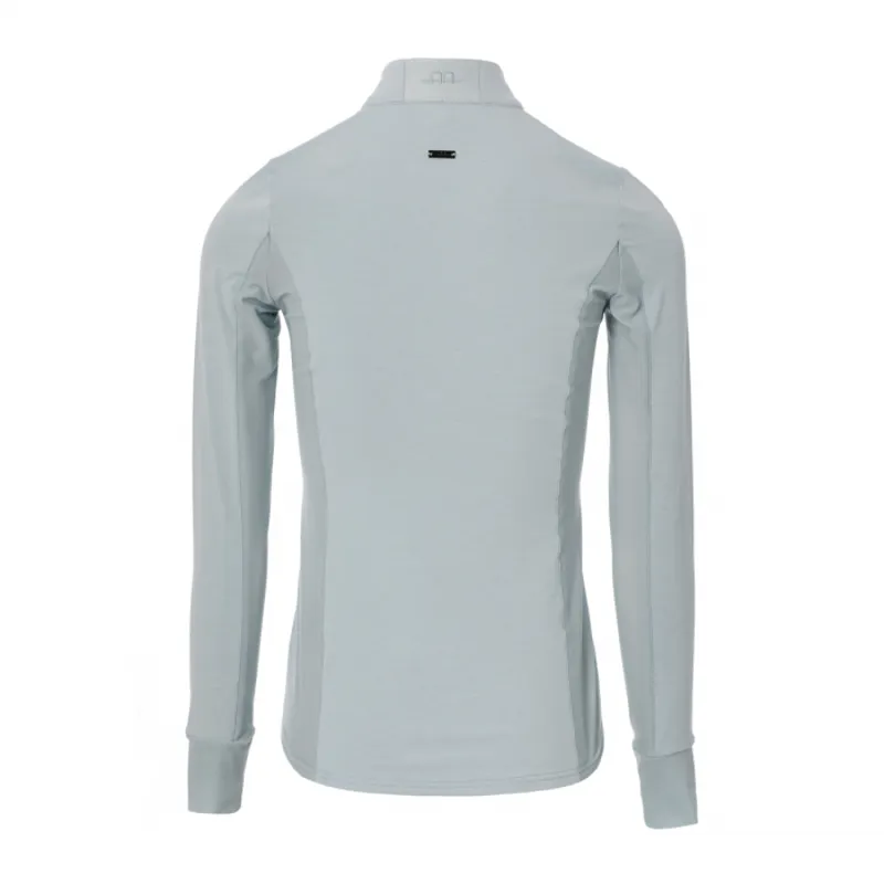 Horseware AA Platinum CleanCool Half Zip Long Sleeve Top - Powder Blue-1