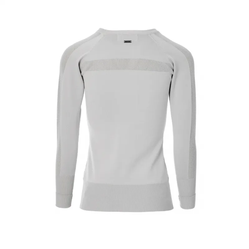 Horseware AA Platinum Aria Perforated Sweater - Pearl Grey-1